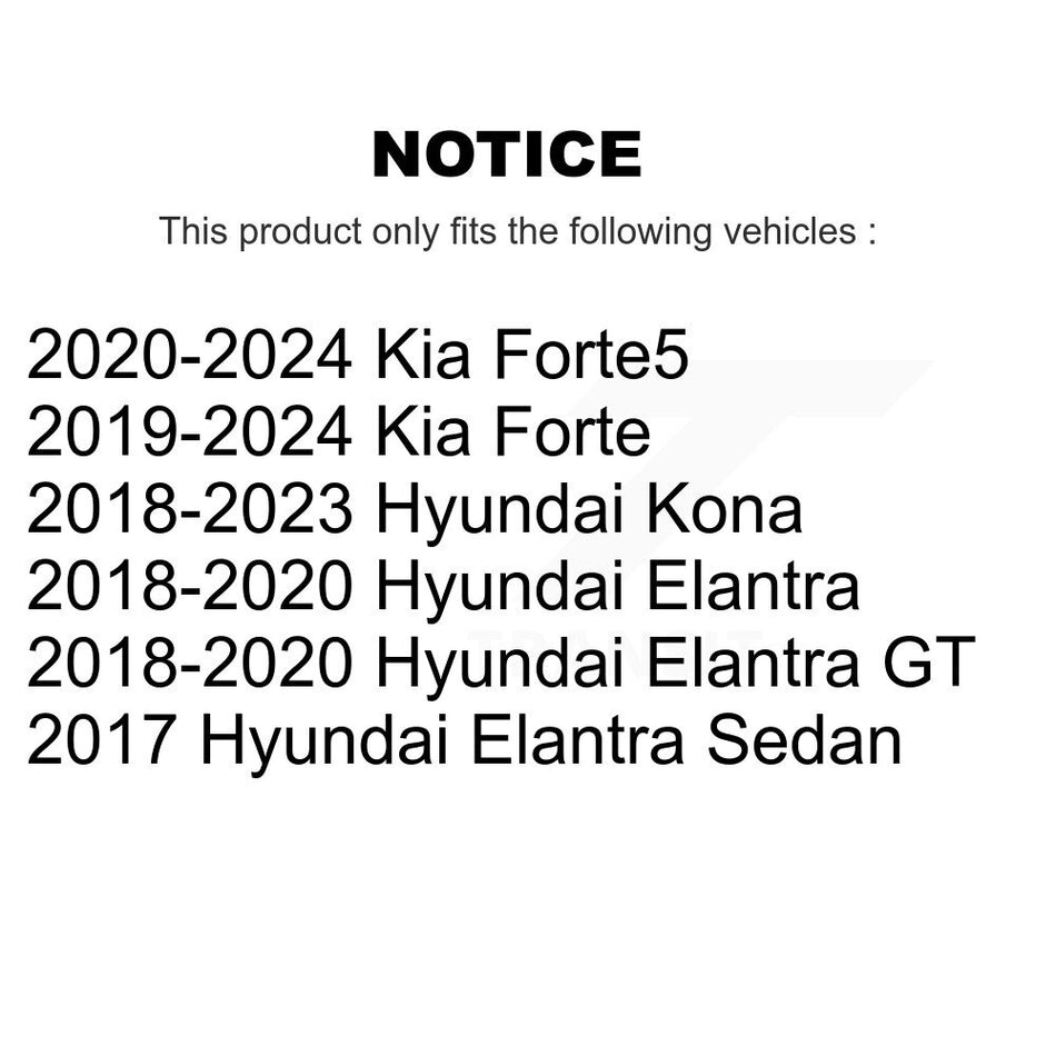 Front Lower Control Arm Ball Joint Link Kit For Hyundai Elantra Kona Kia Forte GT Forte5 KTR-105421