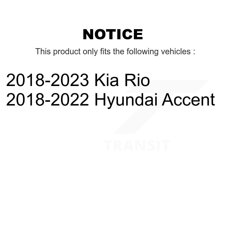 Front Lower Control Arm And Ball Joint Assembly Sway Link Kit For Kia Rio Hyundai Accent KTR-105433