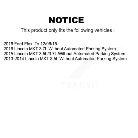 Front Steering Inner & Outer Tie Rod End Kit For Ford Flex Lincoln MKT KTR-105442