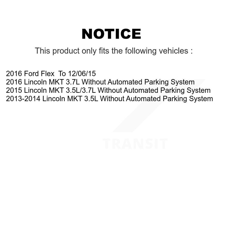 Front Steering Inner & Outer Tie Rod End Kit For Ford Flex Lincoln MKT KTR-105442