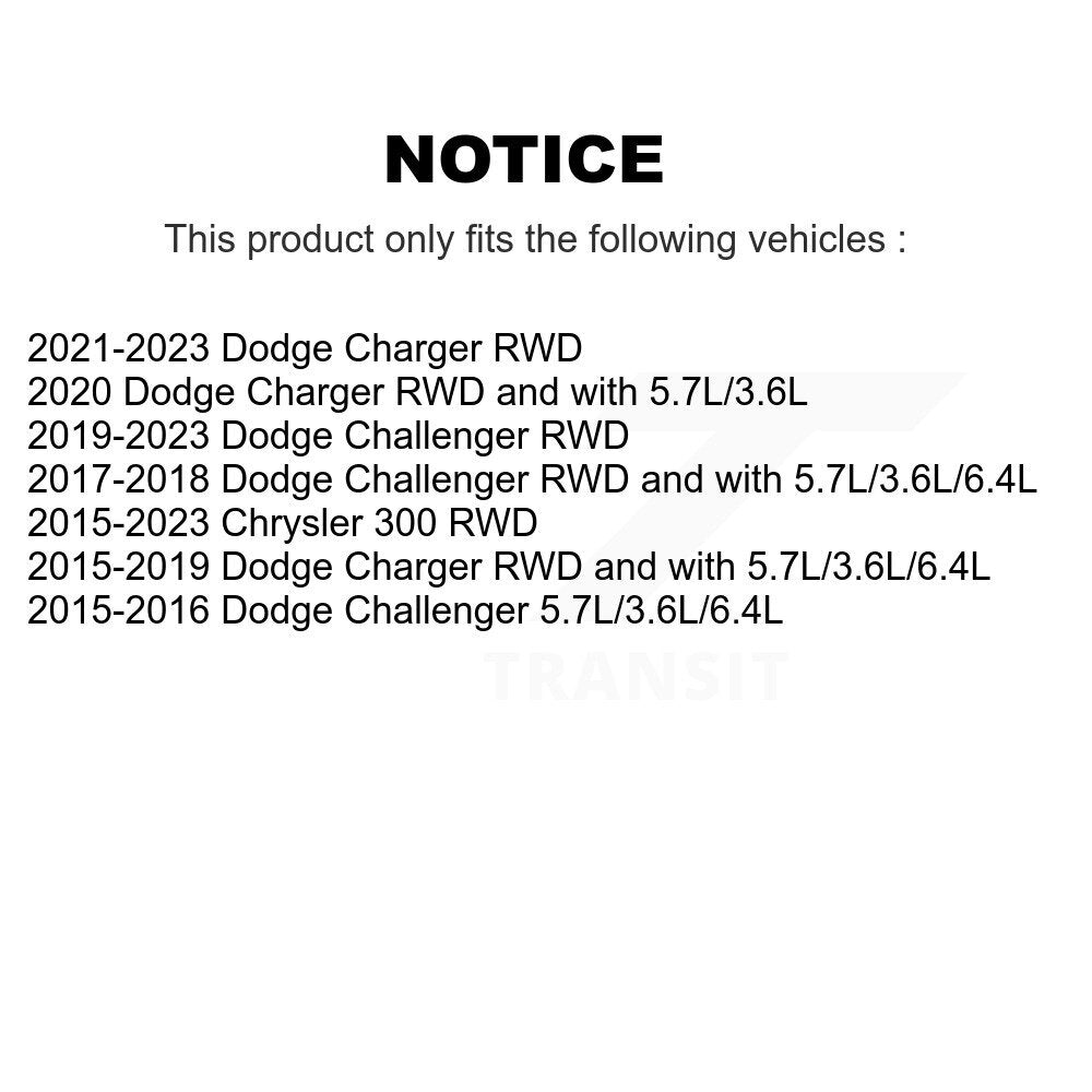 Front Steering Inner & Outer Tie Rod End Kit For Dodge Charger Challenger Chrysler 300 KTR-105447