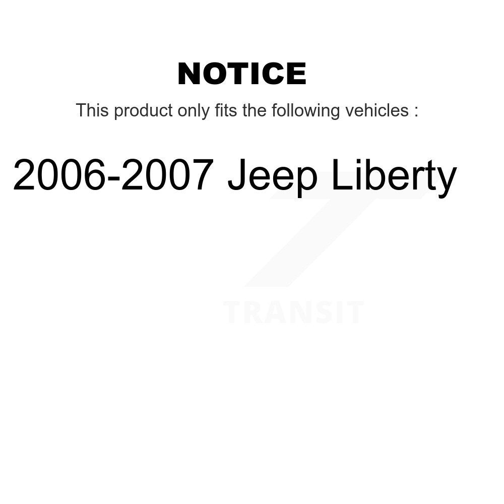 Front Outer & Inner Steering Tie Rod End Kit For 2006-2007 Jeep Liberty KTR-105463