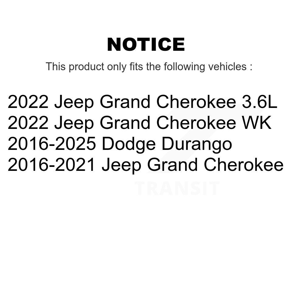 Front Outer & Inner Steering Tie Rod End Kit For Jeep Grand Cherokee Dodge Durango WK KTR-105468