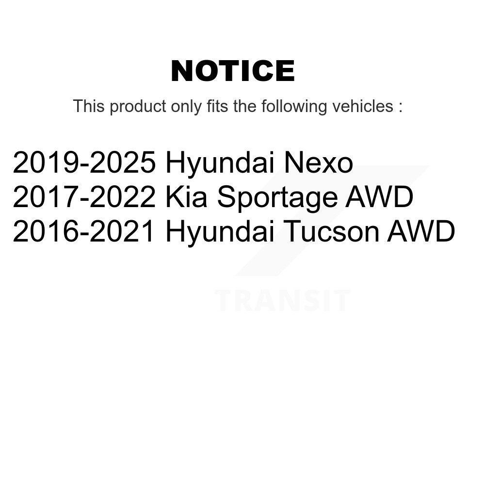 Front Inner Steering Tie Rod End Pair For Hyundai Tucson Kia Sportage Nexo KTR-105503