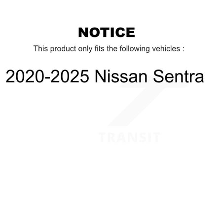 Front Inner Steering Tie Rod End Pair For 2020-2025 Nissan Sentra KTR-105507