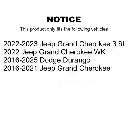 Front Inner Steering Tie Rod End Pair For Jeep Grand Cherokee Dodge Durango WK KTR-105516