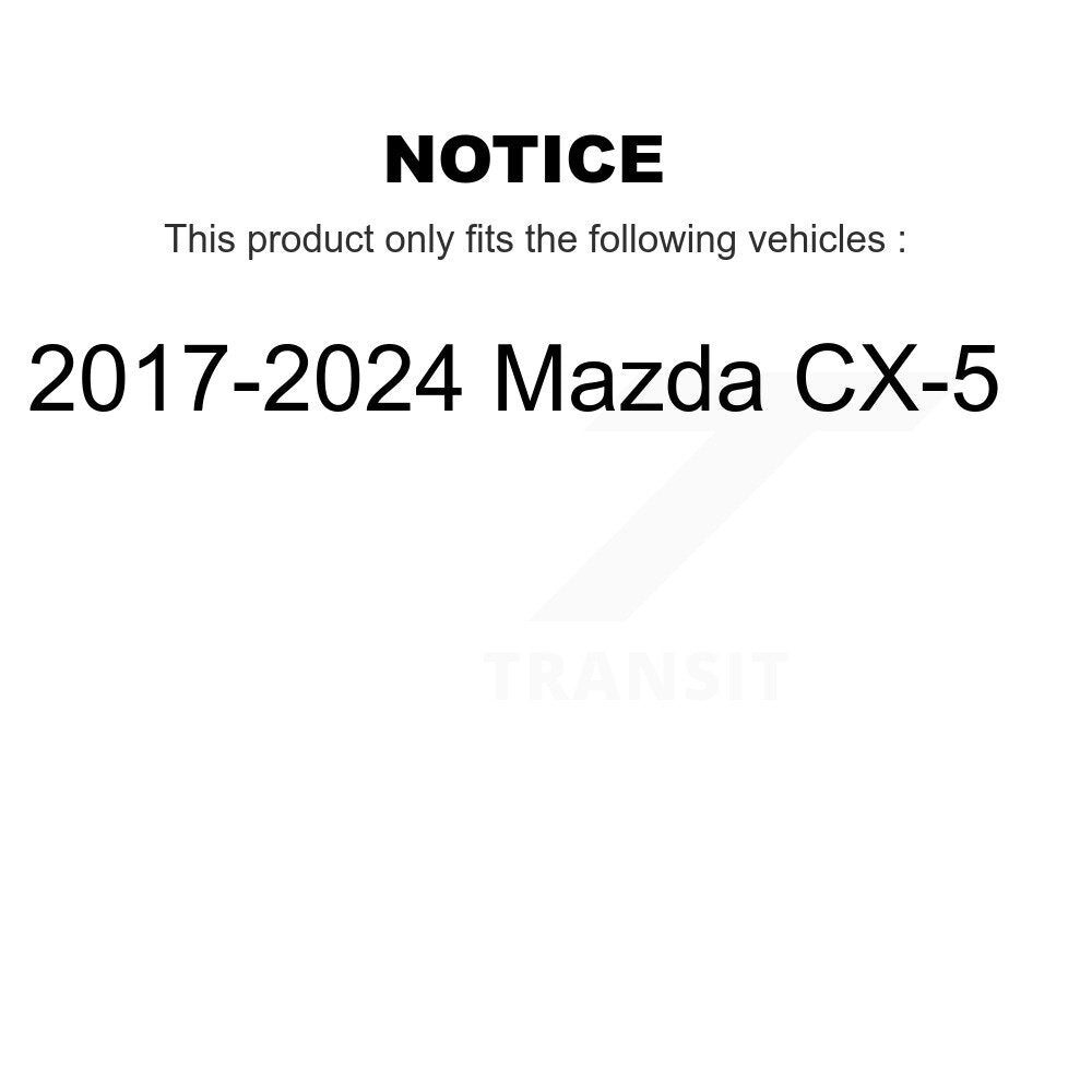 Front Suspension Lower Ball Joint And Outer Tie Rod End Kit For 2017-2024 Mazda CX-5 KTR-105569
