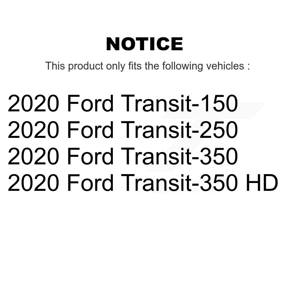 Front Lower Ball Joint Outer Tie Rod End Kit For Ford Transit-250 Transit-150 Transit-350 KTR-105571