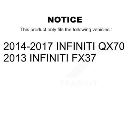 Front Suspension Lower Control Arm Assembly Outer Tie Rod End Kit For INFINITI QX70 FX37 KTR-105595
