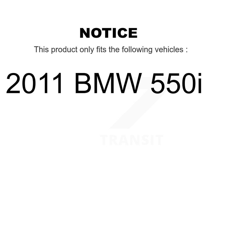 Front Lower Forward Control Arm & Ball Joint Tie Rod End Link Kit (8Pc) For 2011 BMW 550i KTR-105642