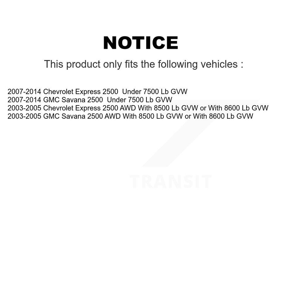 Front Upper Control Arm & Ball Joint Tie Rod End Link Kit For Chevrolet Express 2500 GMC KTR-105659