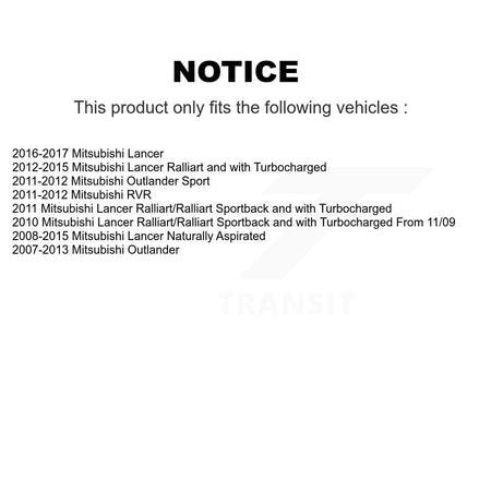 Rear Lower Forward Suspension Control Arm Pair For Mitsubishi Lancer Outlander Sport RVR KTR-105665