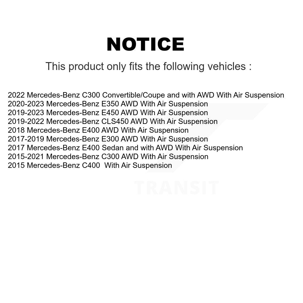 Front Lower Rearward Control Arm And Ball Joint Link Kit For Mercedes-Benz C300 E450 E400 KTR-105710