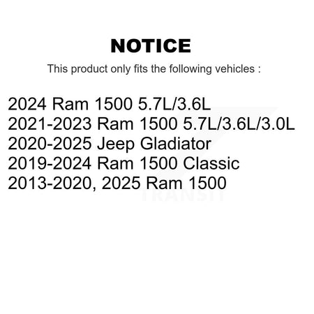 Rear Lower Suspension Control Arm Pair For Ram 1500 Classic Jeep Gladiator KTR-105714
