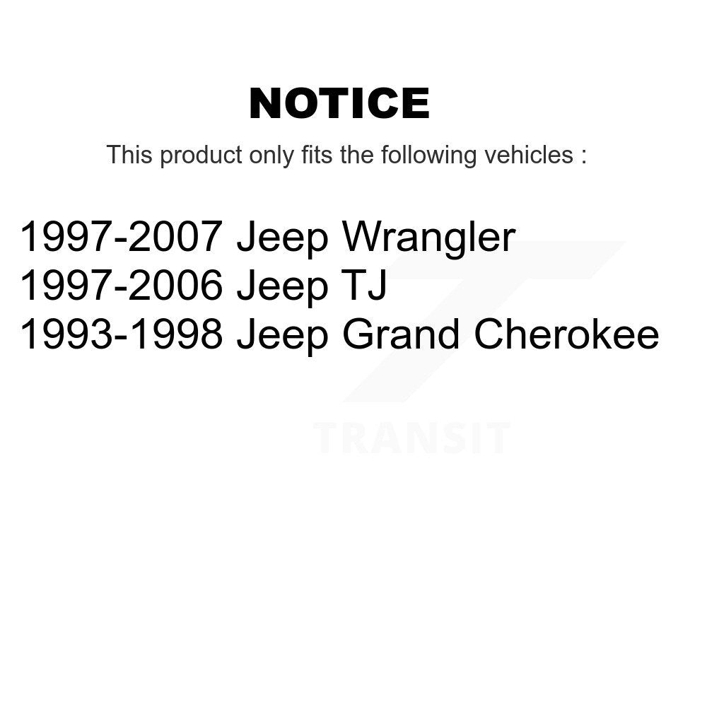 Rear Upper Suspension Control Arm Pair For Jeep Wrangler Grand Cherokee TJ KTR-105726
