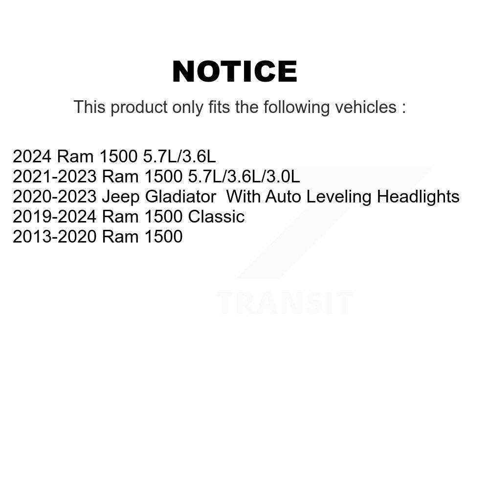 Rear Upper Suspension Control Arm Pair For Ram 1500 Classic Jeep Gladiator KTR-105735