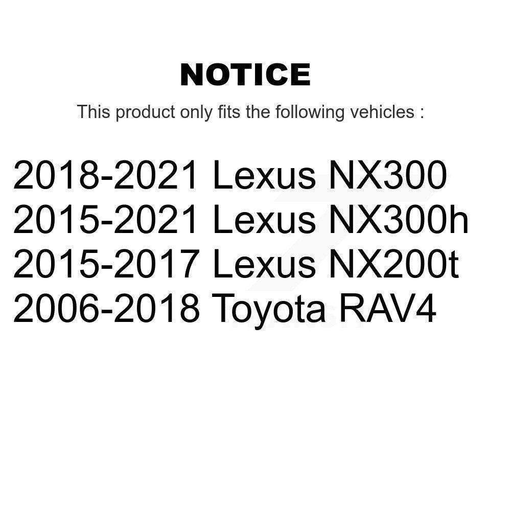 Rear Upper Kit For Toyota RAV4 Lexus NX300 NX200t NX300h KTR-105770