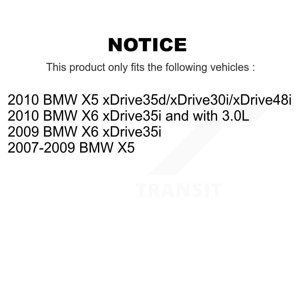 Front Ceramic Disc Brake Pads And Wear Sensors Kit For BMW X5 X6 KTW-100053
