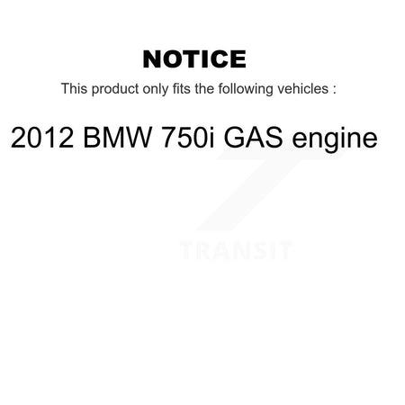 Front Rear Ceramic Disc Brake Pads And Wear Sensors Kit For 2012 BMW 750i GAS engine KTW-100636