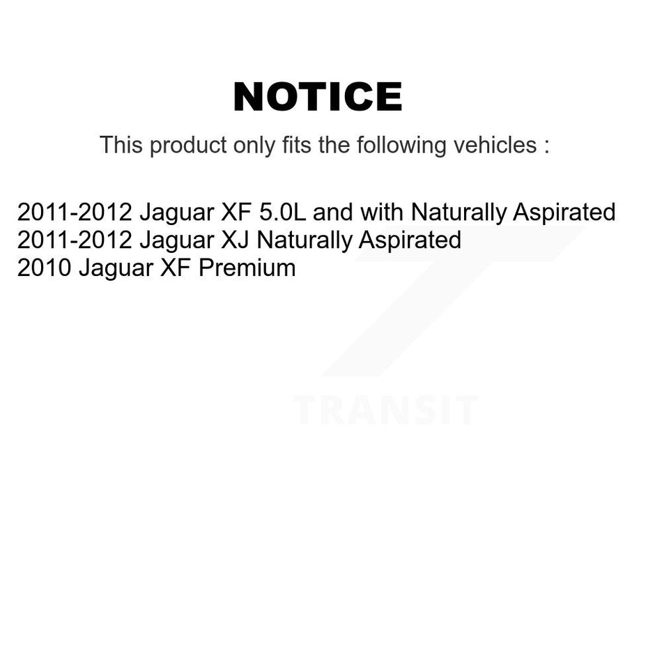 Front Ceramic Disc Brake Pads And Wear Sensors Kit For Jaguar XF XJ KTW-100884