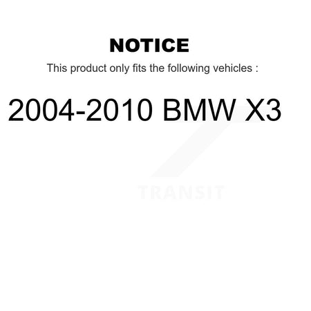 Front Ceramic Disc Brake Pads And Wear Sensors Kit For 2004-2010 BMW X3 KTW-101029