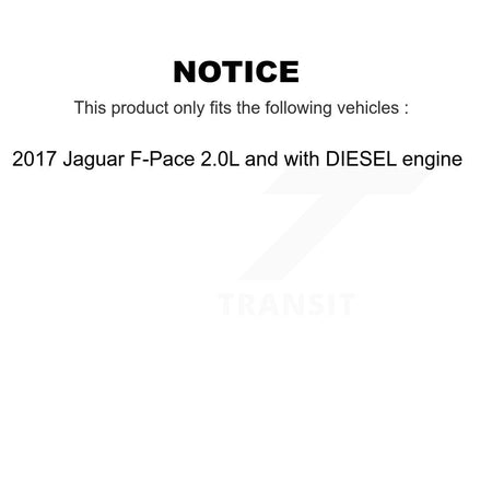 Front Rear Ceramic Brake Pad And Wear Sensor Kit For Jaguar F-Pace Land Rover Range Velar KTW-101451