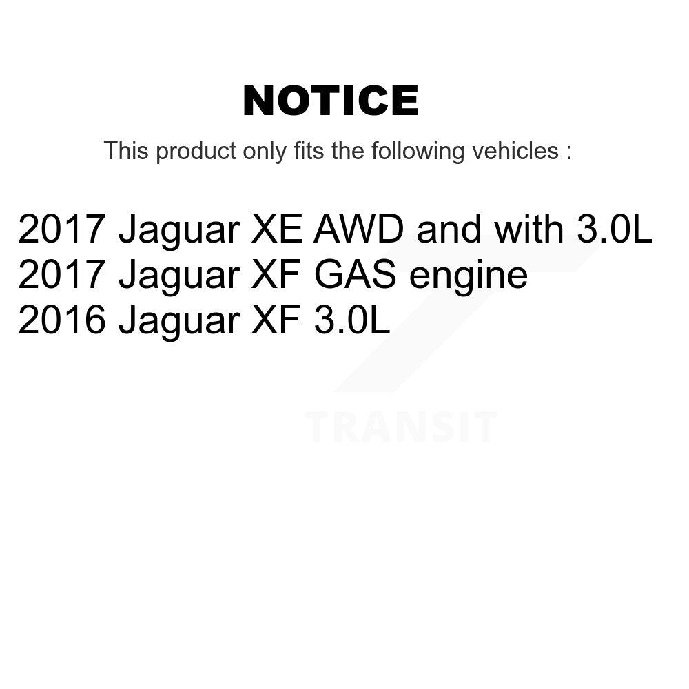 Front Ceramic Disc Brake Pads And Wear Sensors Kit For Jaguar XF XE KTW-101566
