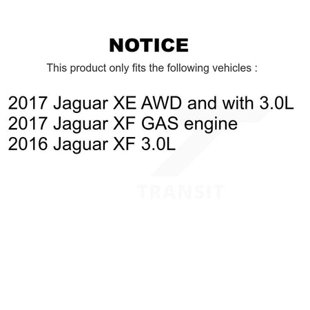Front Ceramic Disc Brake Pads And Wear Sensors Kit For Jaguar XF XE KTW-101566