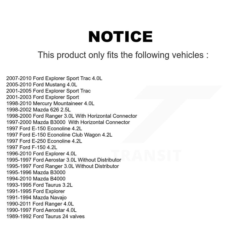 Ignition Coil MPS-MD480 For Ford Ranger Explorer Mustang Sport Trac F-150 Mercury Mountaineer Mazda Taurus 626 Aerostar B4000 B3000 E-150 Econoline E-250 Club Wagon Navajo