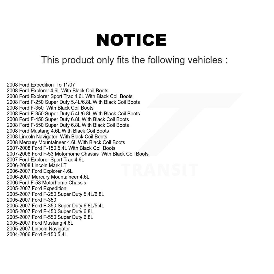 Ignition Coil MPS-MD508 For Ford F-150 F-350 Super Duty Mustang F-250 Explorer Sport Trac Lincoln LT