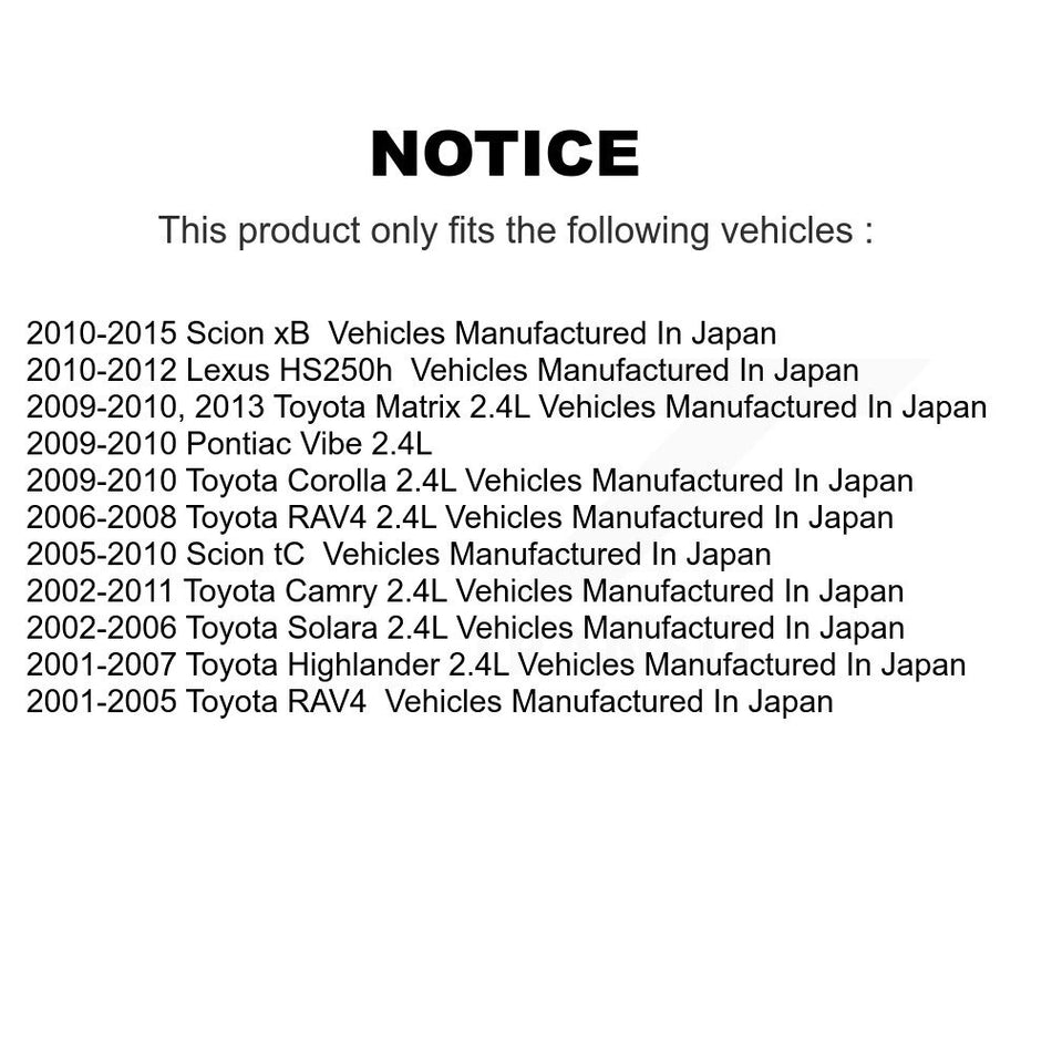 Ignition Coil MPS-MF333 For Toyota Camry Corolla Matrix RAV4 Pontiac Vibe Highlander Scion xB Solara