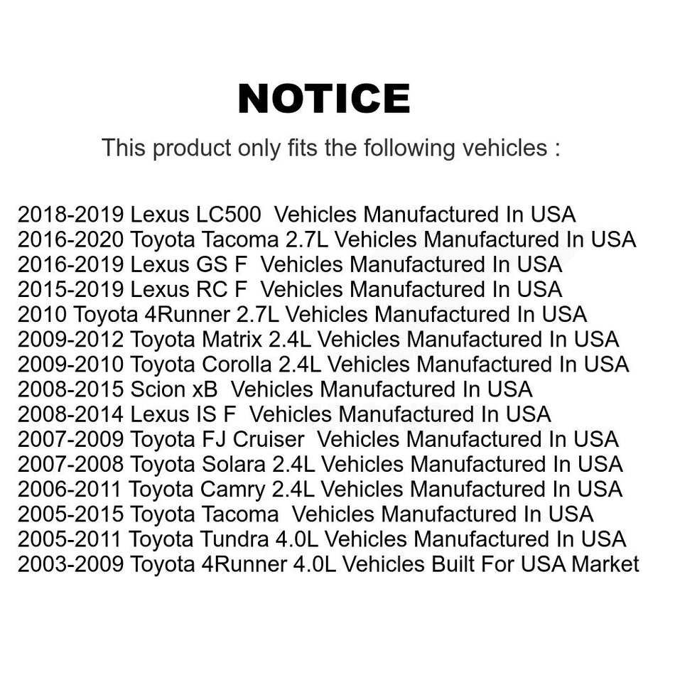 Ignition Coil MPS-MF495 For Toyota Tacoma Camry Tundra Corolla 4Runner Scion xB FJ Cruiser Matrix Solara Lexus LC500 RC F IS GS
