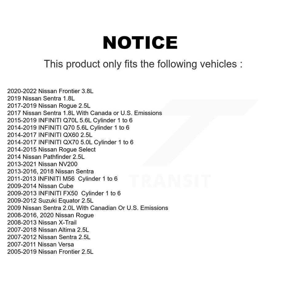 Ignition Coil MPS-MF549 For Nissan Rogue Sentra Altima Versa Frontier INFINITI QX60 NV200 Pathfinder