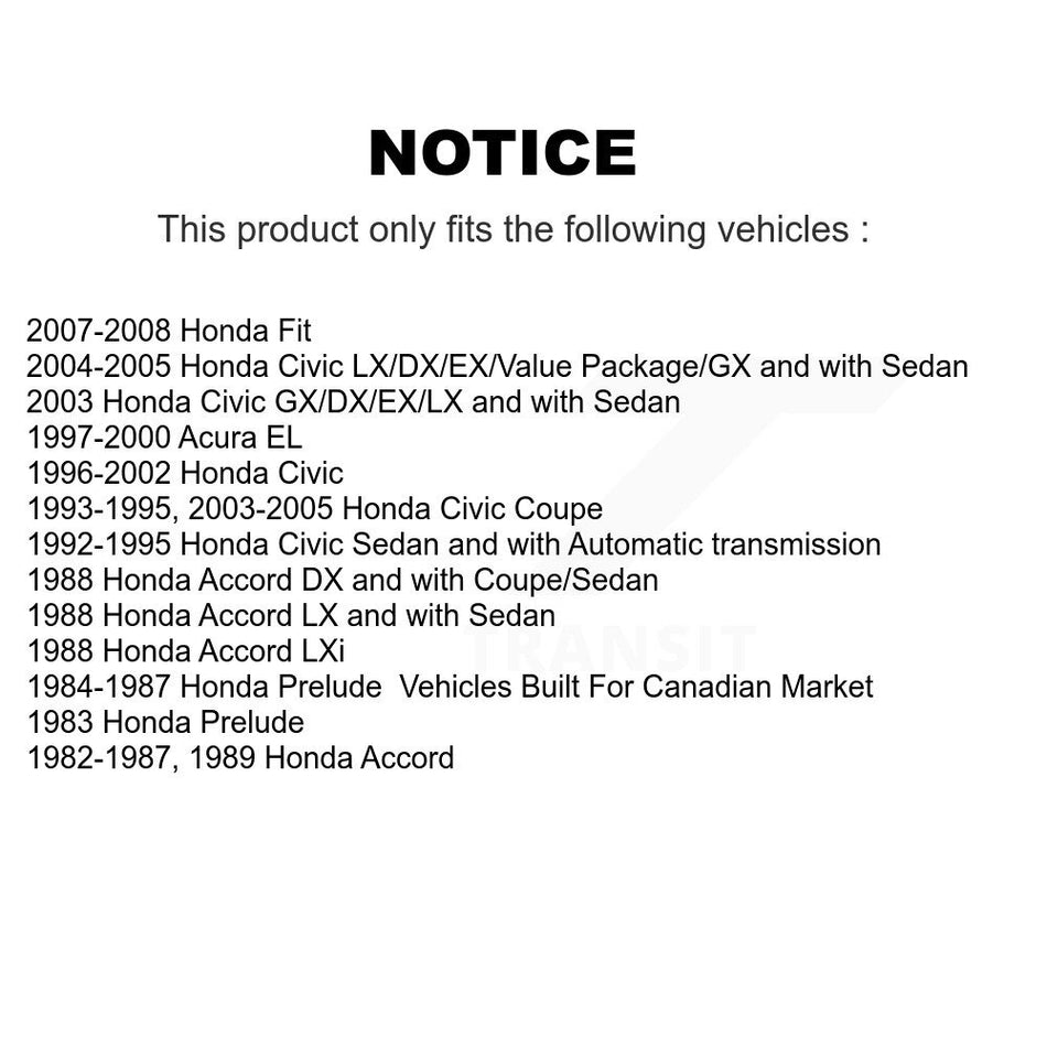 Rear Drum Brake Shoe NB-576B For Honda Civic Fit Acura EL Accord Prelude