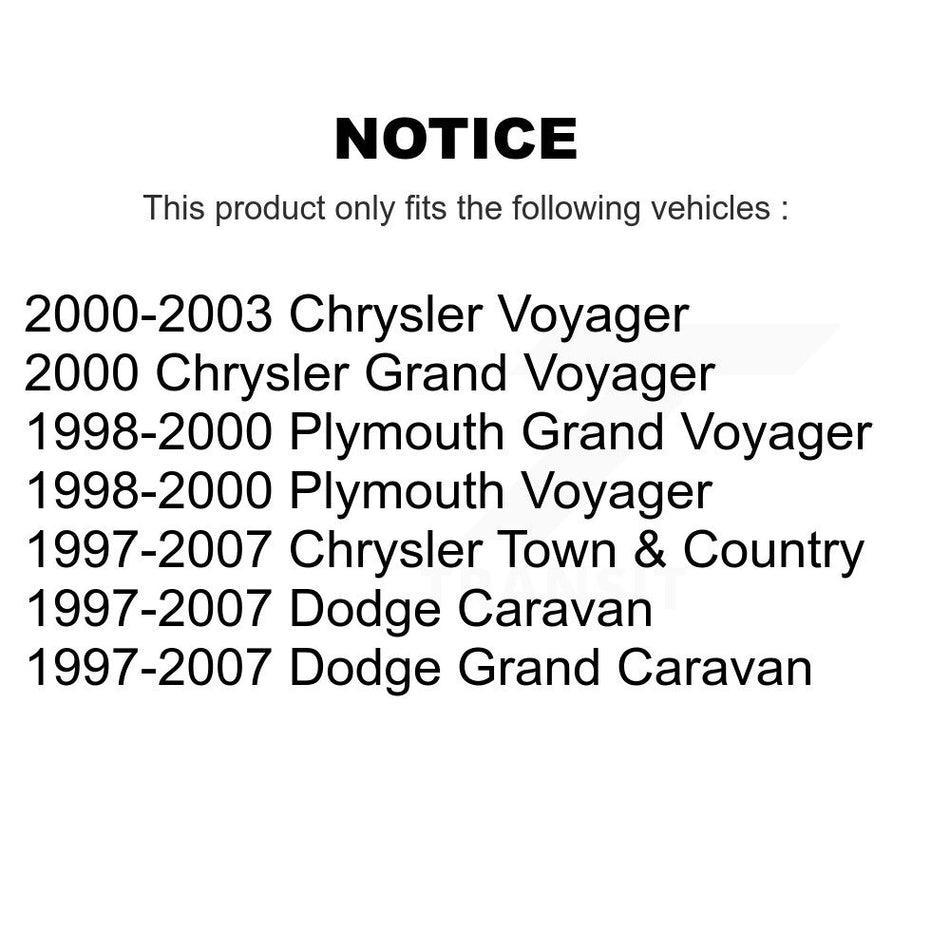 Rear Parking Brake Shoe NB-761B For Dodge Grand Caravan Chrysler Town & Country Plymouth Voyager