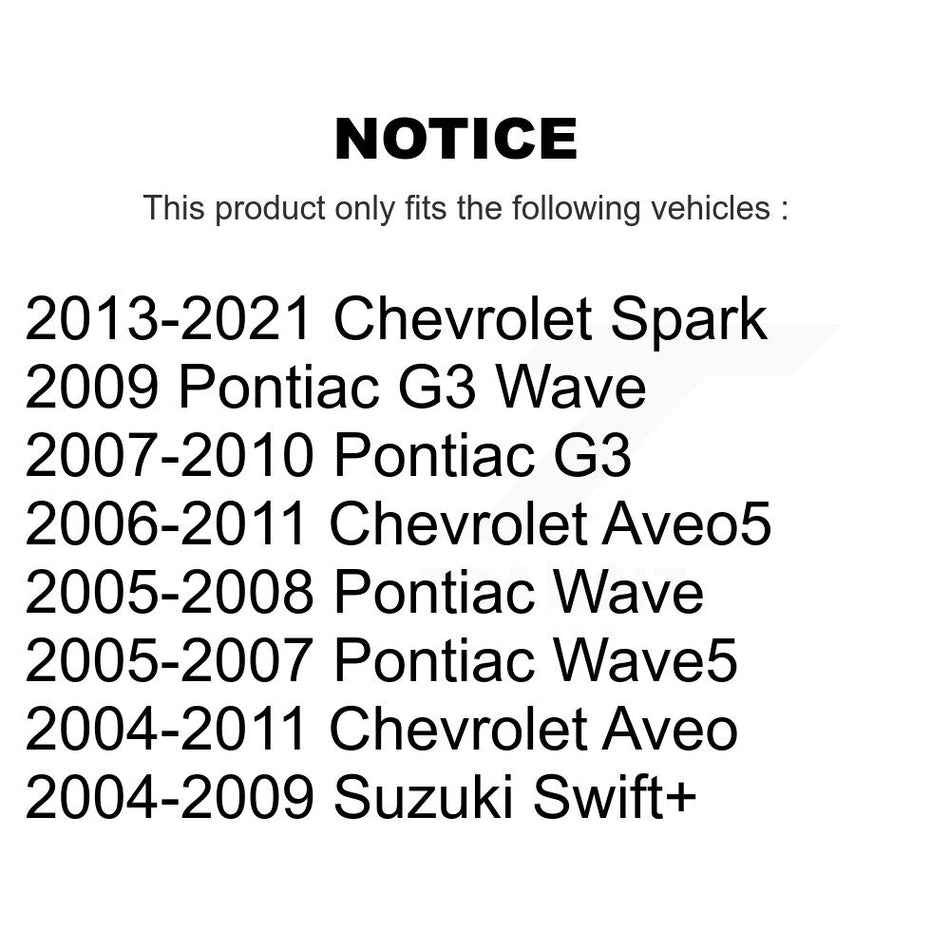 Rear Drum Brake Shoe NB-814B For Chevrolet Aveo Spark Aveo5 Pontiac G3 Suzuki Wave Wave5 Swift+