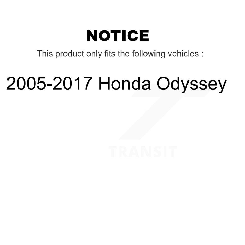 Rear Parking Brake Shoe NB-856B For 2005-2017 Honda Odyssey