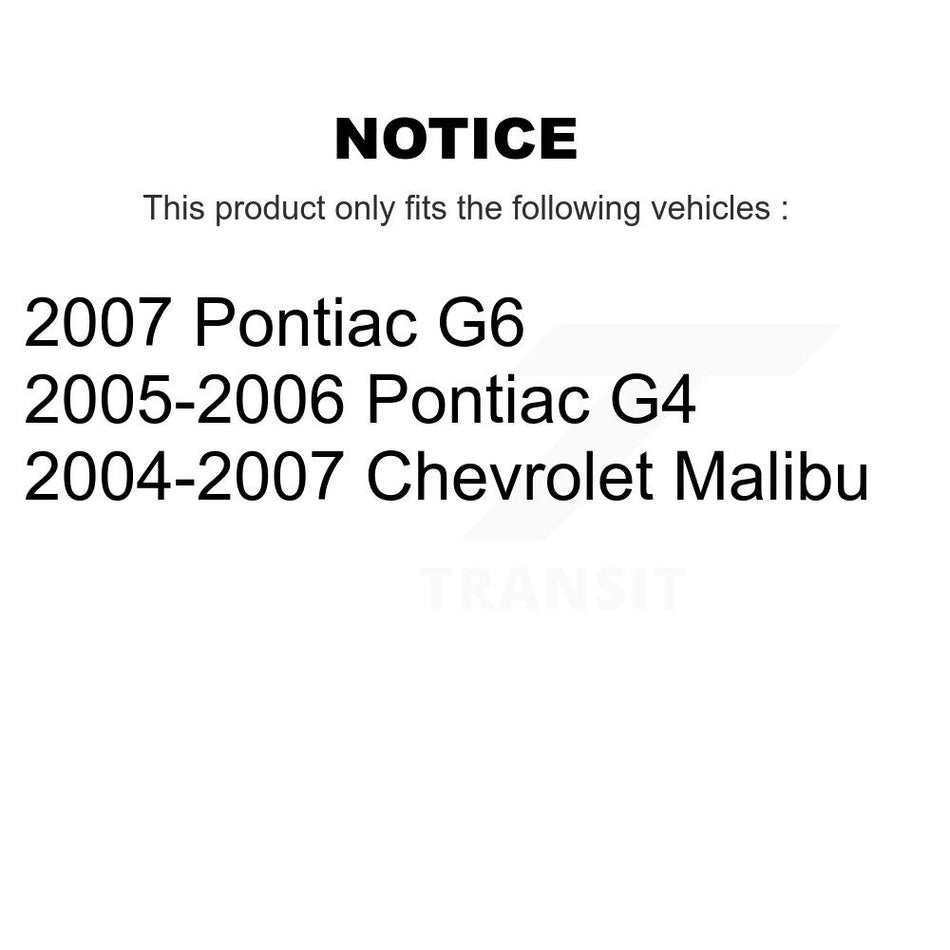 Rear Drum Brake Shoe NB-860B For Chevrolet Malibu Pontiac G6 G4