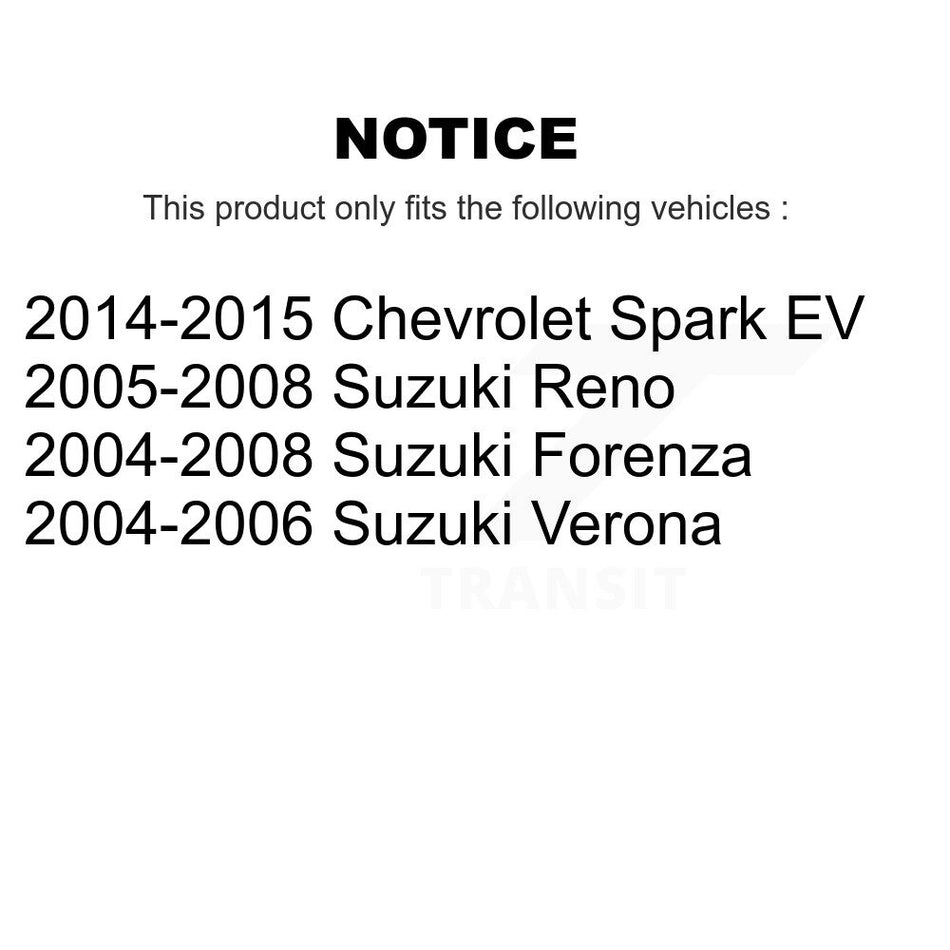 Rear Parking Brake Shoe NB-888B For Chevrolet Spark EV Suzuki Verona Forenza Reno