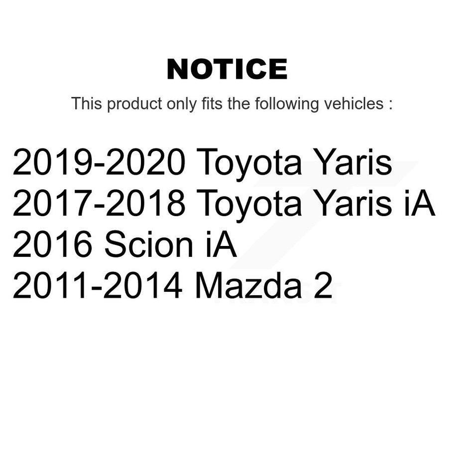 Rear Drum Brake Shoe NB-991B For Toyota Yaris iA Mazda 2 Scion