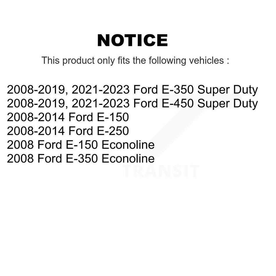 Front Semi-Metallic Disc Brake Pads NWF-ASD1328 For Ford E-350 Super Duty E-250 E-450 E-150