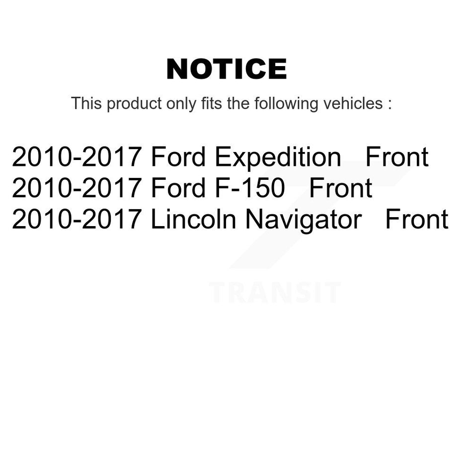 Front Semi-Metallic Disc Brake Pads NWF-ASD1414 For 2010-2017 Ford F-150 Expedition Lincoln Navigator