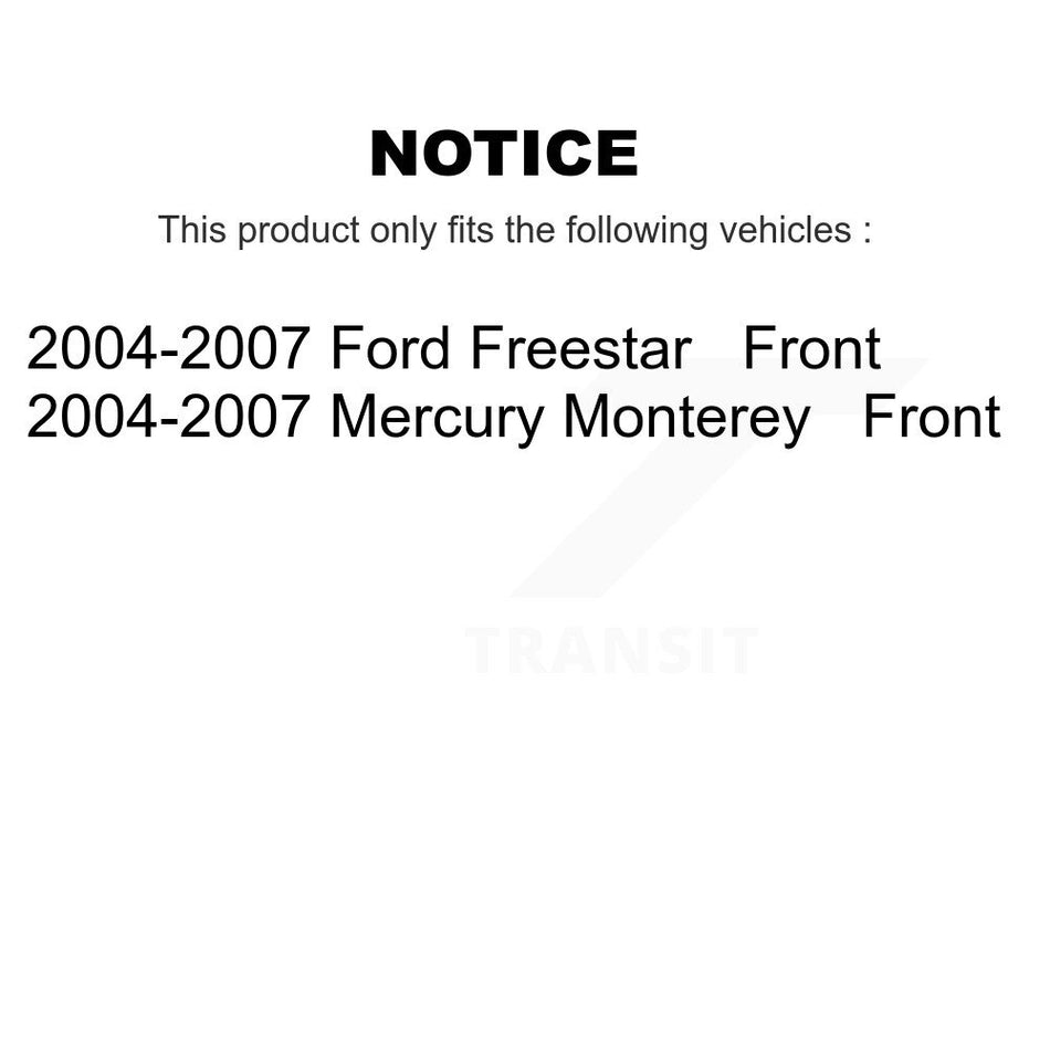 Front Ceramic Disc Brake Pads NWF-PRC1022 For 2004-2007 Ford Freestar Mercury Monterey