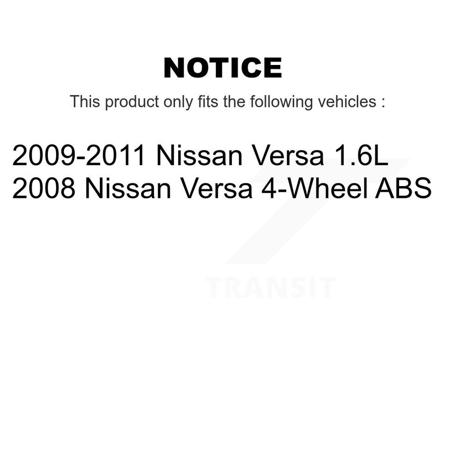 Front Ceramic Disc Brake Pads NWF-PRC1345 For Nissan Versa