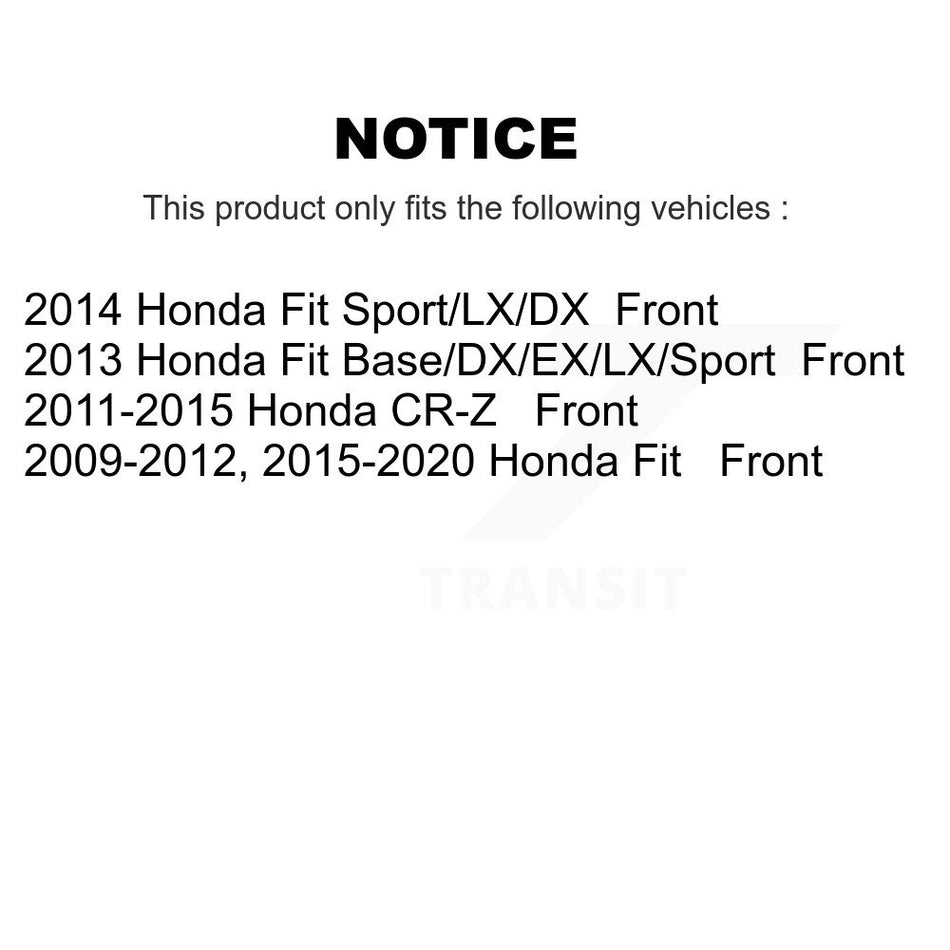 Front Ceramic Disc Brake Pads NWF-PRC1394 For Honda Fit CR-Z