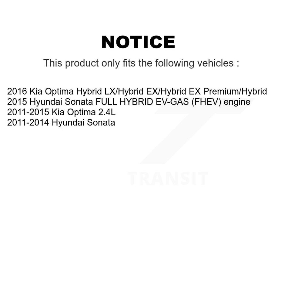 Front Ceramic Disc Brake Pads NWF-PRC1444 For Hyundai Sonata Kia Optima