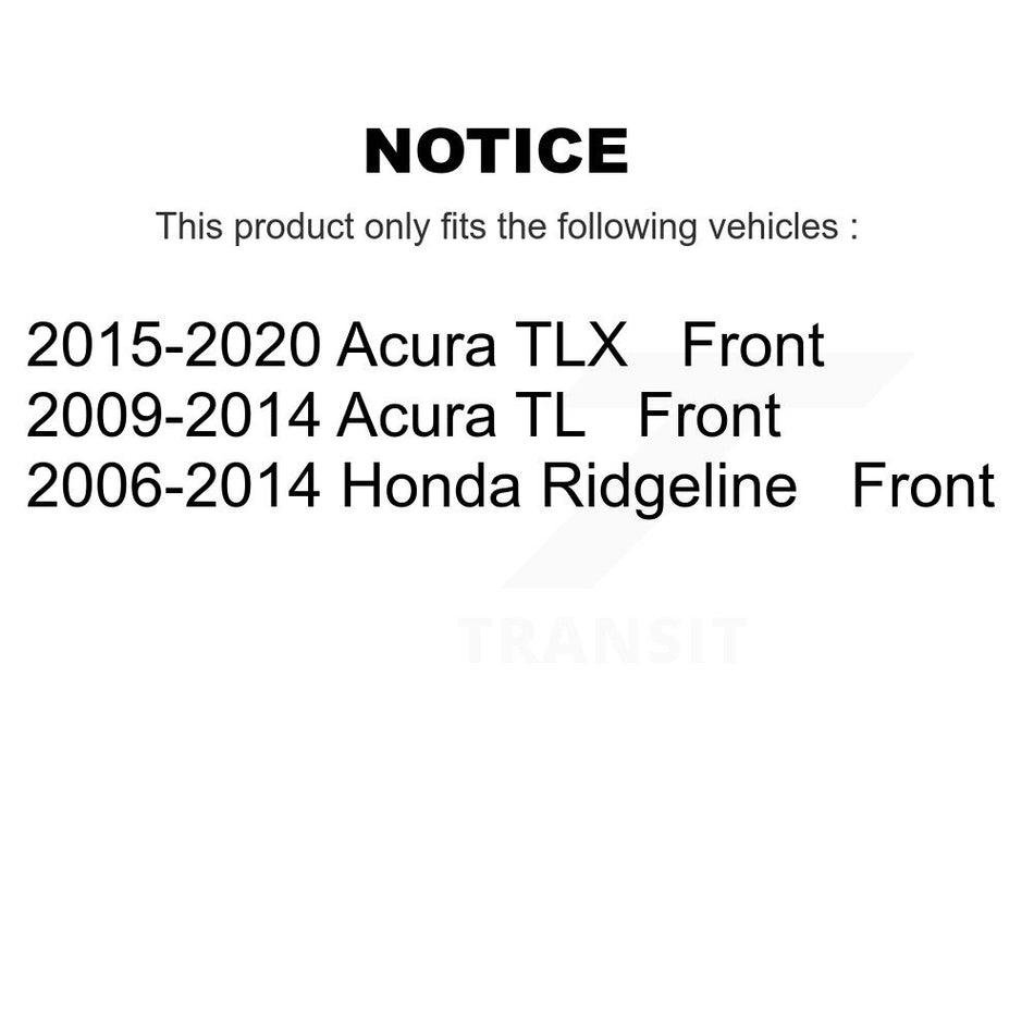 Front Ceramic Disc Brake Pads NWF-PRC1584 For Acura Honda Ridgeline TLX TL