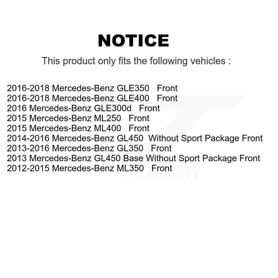 Front Ceramic Disc Brake Pads NWF-PRC1629 For Mercedes-Benz ML350 GLE350 GL450 GL350 ML400 GLE400 ML250 GLE300d