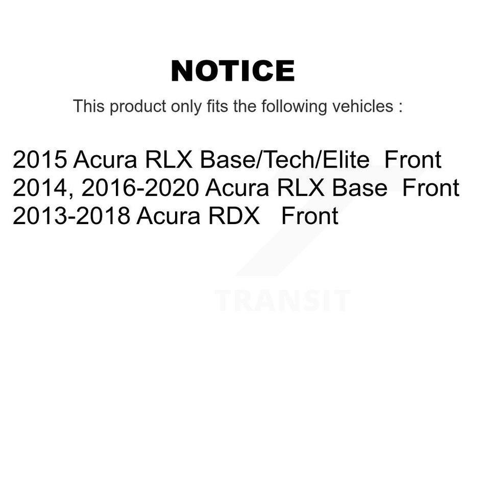 Front Ceramic Disc Brake Pads NWF-PRC1697 For Acura RDX RLX