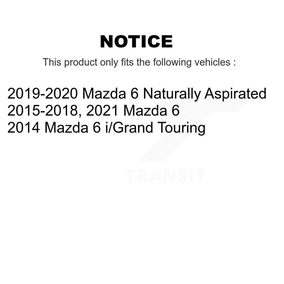 Front Ceramic Disc Brake Pads NWF-PRC1711 For Mazda 6